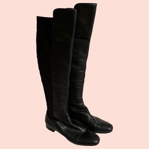 Louise et Cie Black "Lo Andora" Over the Knee Boots 40(10)
